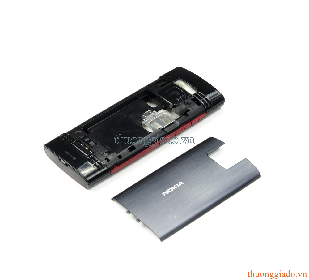 Vỏ nokia x2-00 màu đỏ đen original housing