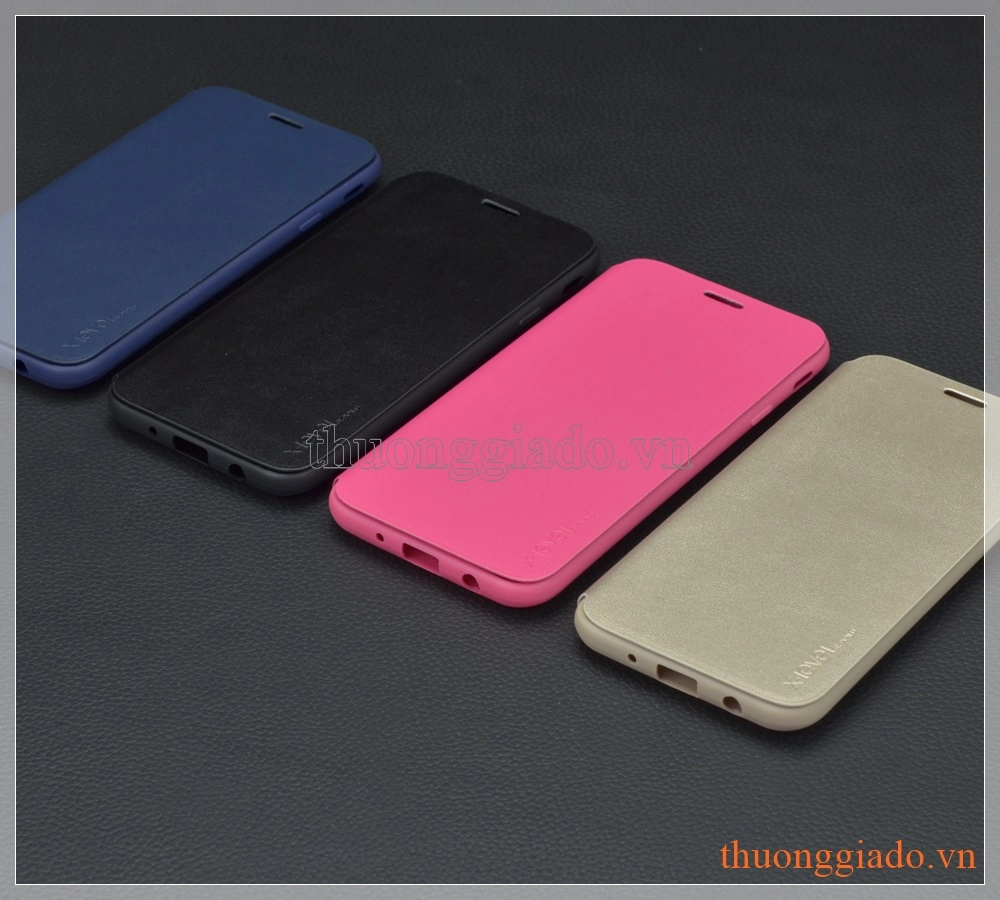 Bao da Samsung Galaxy J7 Pro/ J730 flip leather case, hiệu X-Level, FIB Color