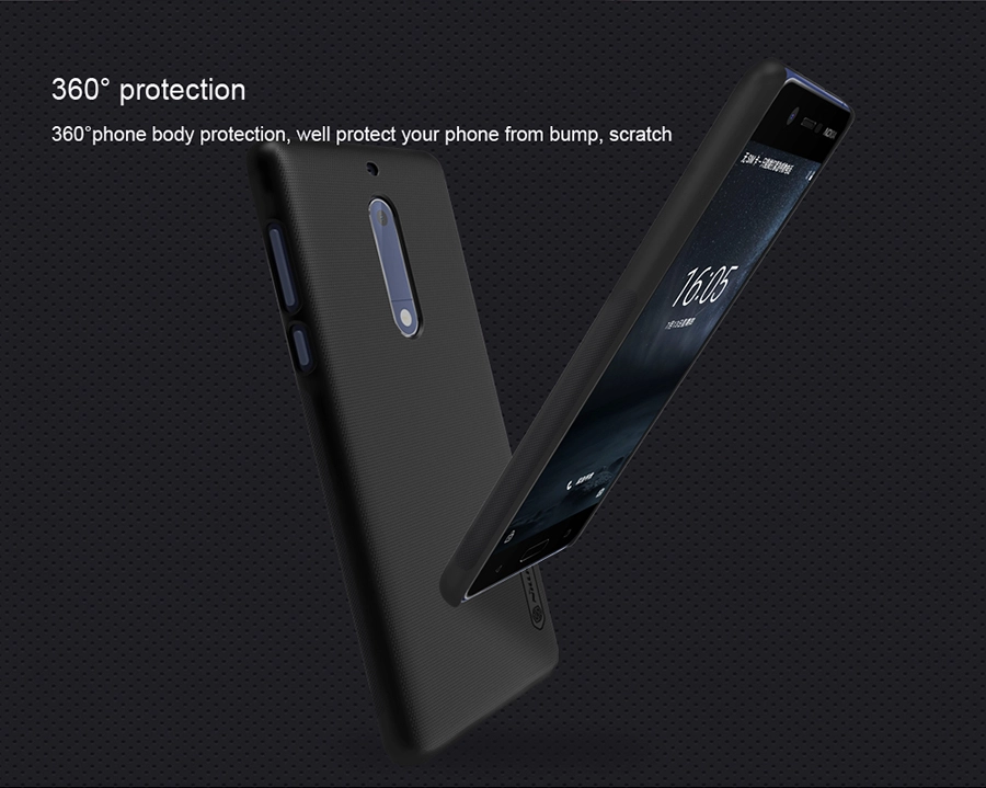Ốp lưng sần NillKin Nokia 5 (5.2") Super Frosted Shield