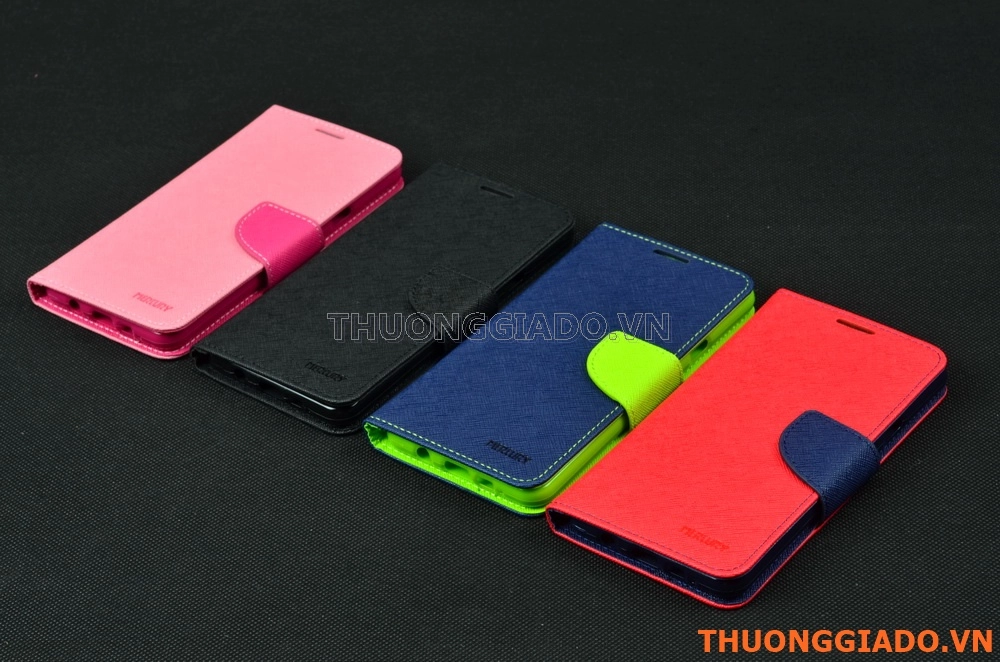 Bao Da Cầm Tay Cho Samsung Galaxy  A7, Samsung A710 (Samsung A7 bản 2016), Hiệu Mercury Bao Da Cầm Tay Cho Samsung Galaxy  A7, Samsung A710 (Samsung A7 bản 2016), Hiệu Mercury