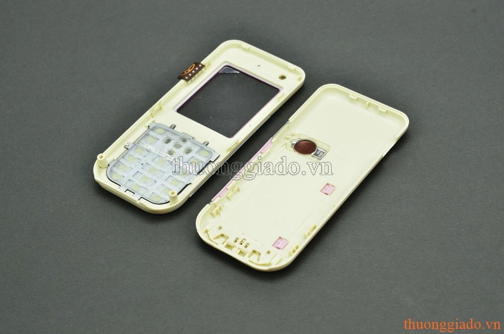 Vỏ nokia 7360 màu vàng hồng
