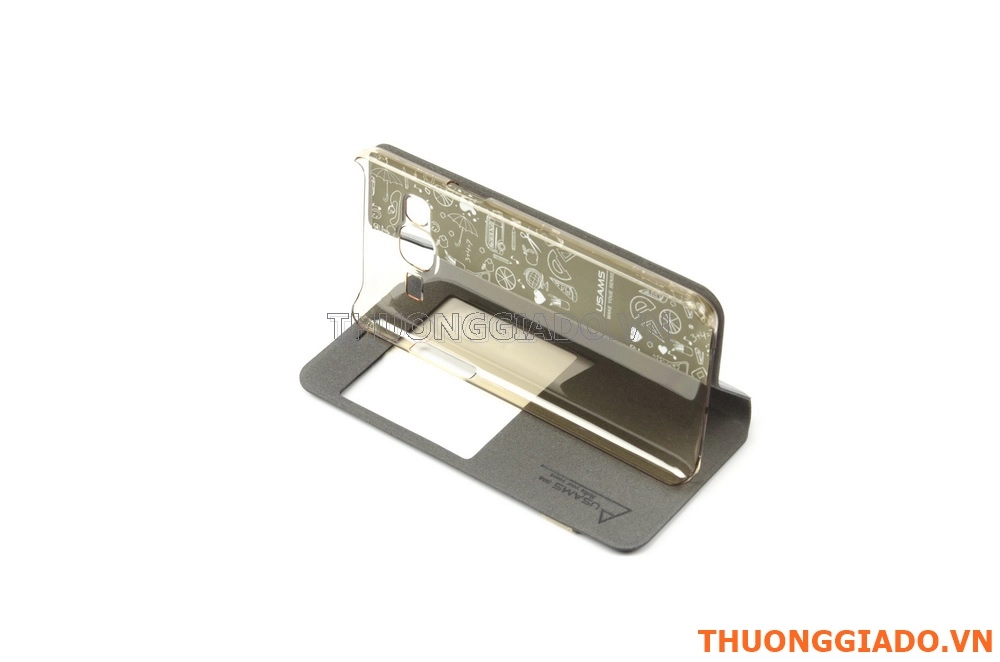 Bao Da Cầm Tay Samsung Galaxy On7 G600, Galaxy. J7 Prime (Hiệu USAMS, Có cửa sổ view)