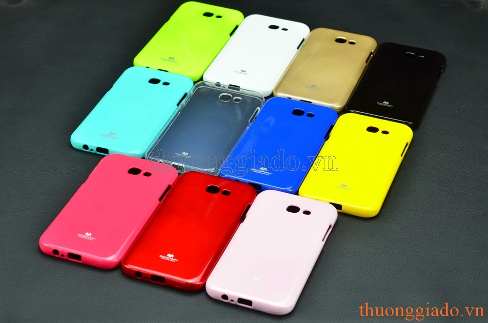 Ốp lưng silicone Samsung  A7 (2017), Samsung A720, loại thời trang, hiệu Jelly Mercury