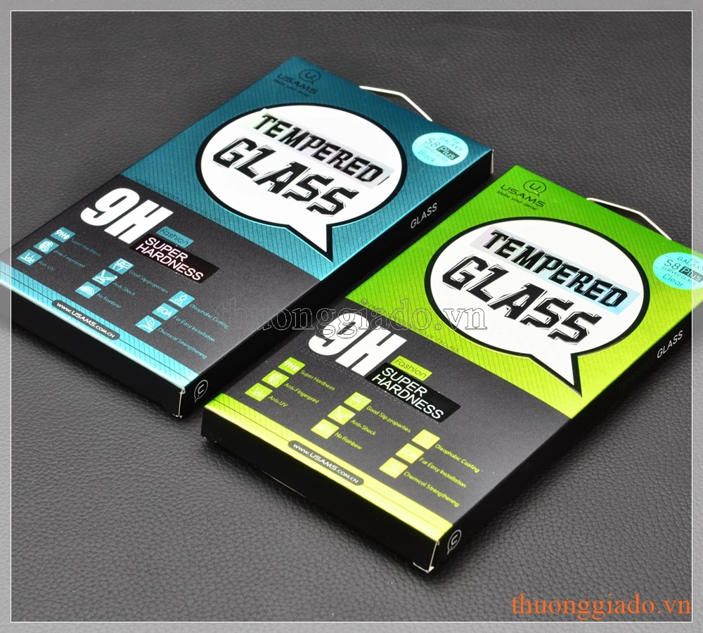 Miếng dán kính cường lực full màn hình Samsung Galaxy S8+/ S8 Plus/ G955 (hiệu USAMS)