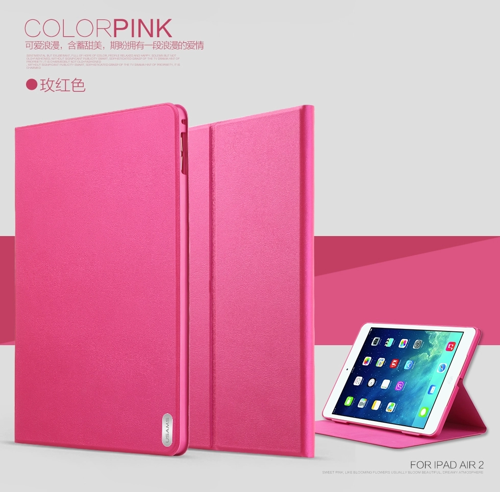 Bao Da iPad  Air 2, iPad 6 (Hiệu USAMS, Geek Series)