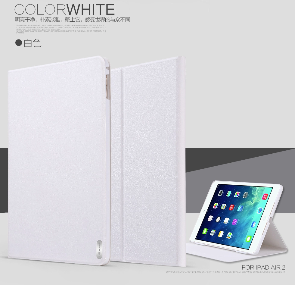Bao Da iPad  Air 2, iPad 6 (Hiệu USAMS, Geek Series)