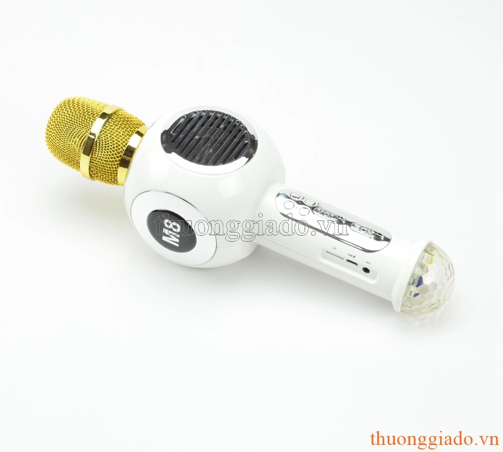 Míc kèm loa hát Karaoke M8 chính hãng (Có đèn led nhấp nháy)