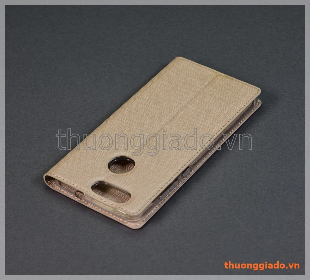 Bao da Huawei Nova 2 Plus, bao da cầm tay nắp gập mở, hiệu Vili