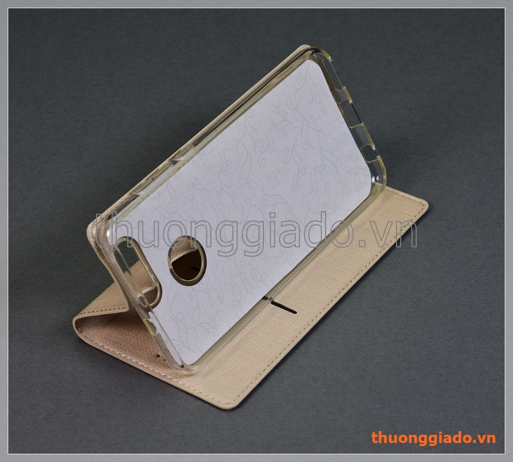 Bao da Huawei Nova 2 Plus, bao da cầm tay nắp gập mở, hiệu Vili