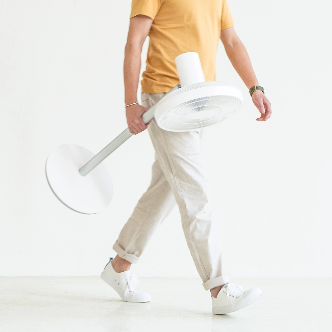 Quạt cây Xiaomi Smartmi Standing Fan 2S (tích hợp pin 2800mAh, chạy liên tục 20 giờ)