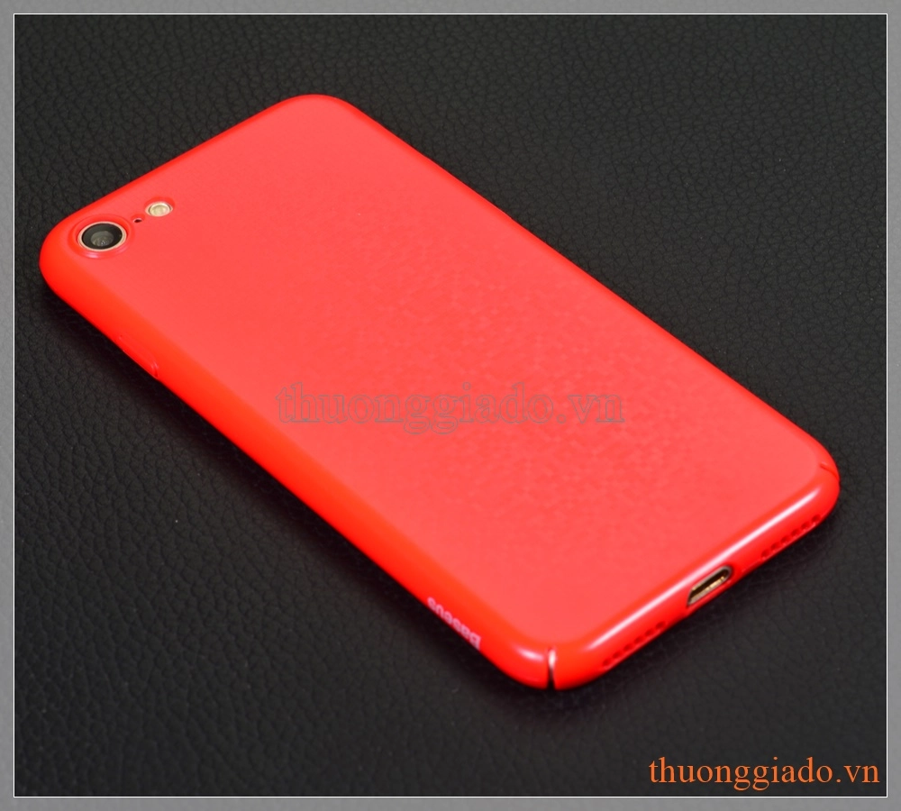 Ốp lưng iPhone 7 (4.7"), vân carbon, hiệu Baseus, plaid case