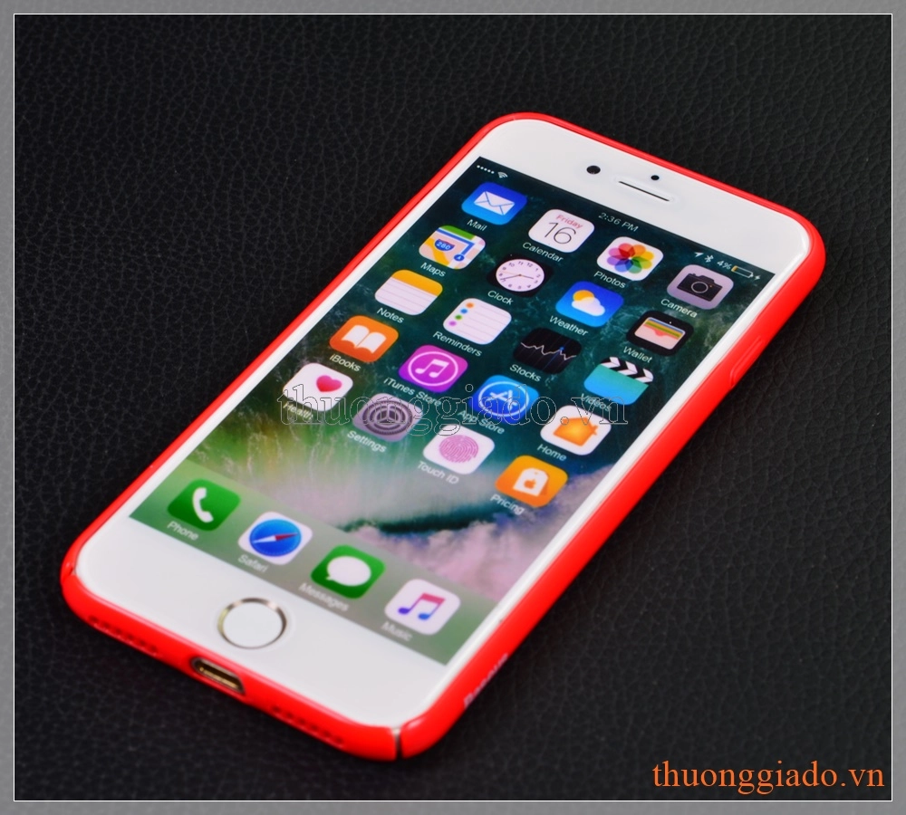 Ốp lưng iPhone 7 (4.7"), vân carbon, hiệu Baseus, plaid case