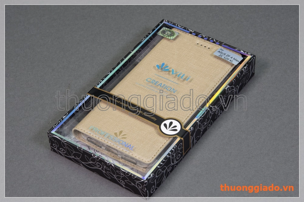 Bao da Asus ZenFone 4 Max (ZC520KL) flip leather case, hiệu Vili