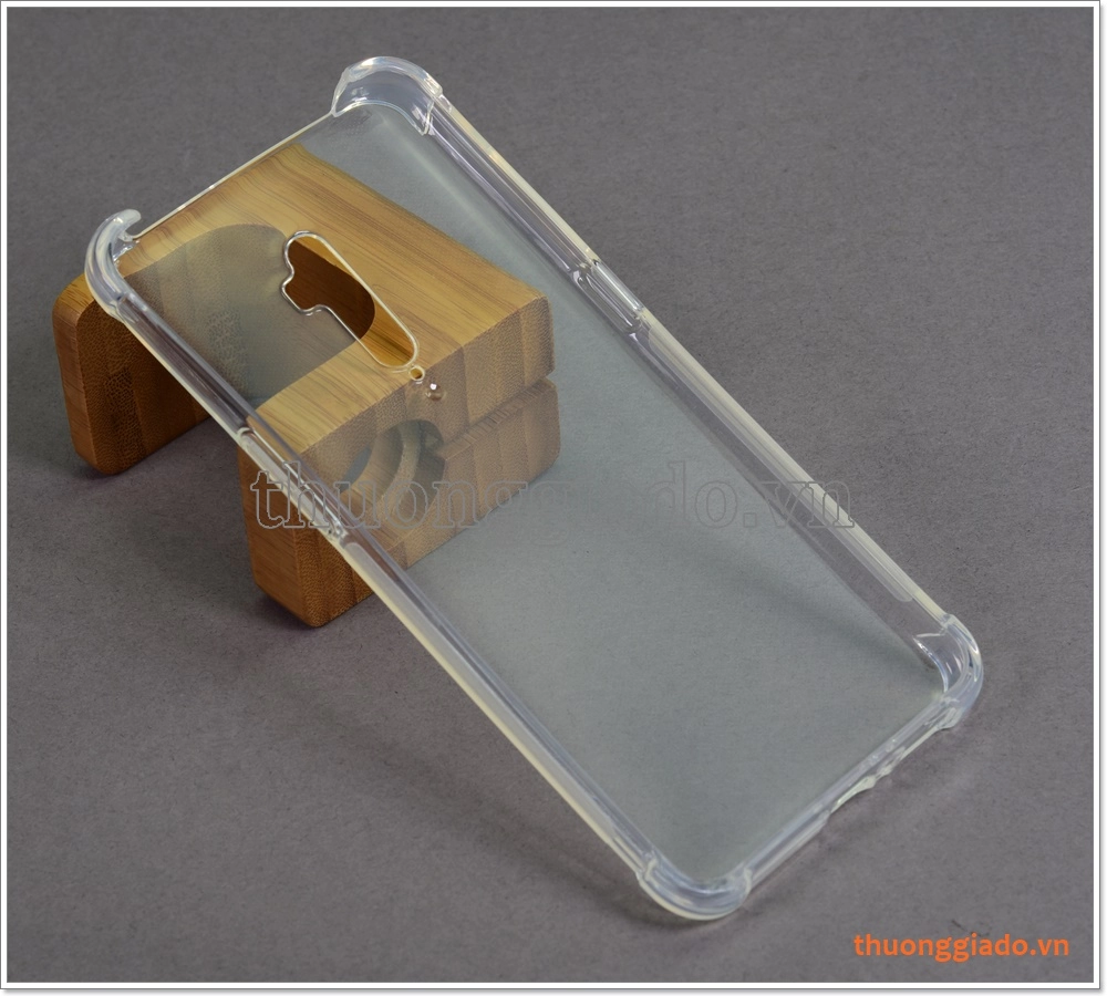 Ốp lưng Silicone Oppo Reno 10X Zoom, ốp dẻo trong suốt, tăng cường chống sốc 4 góc