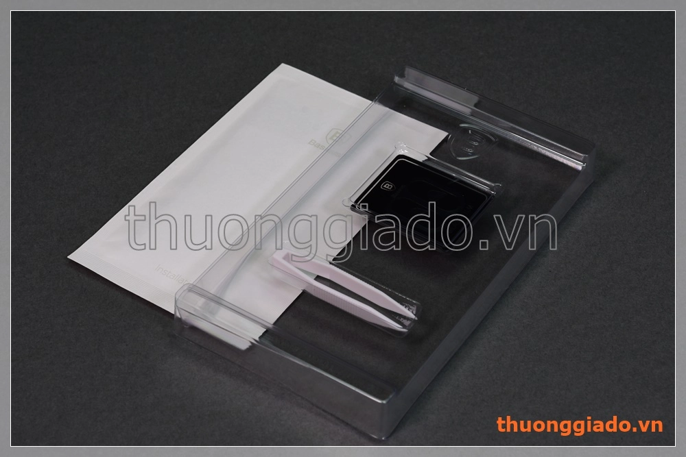 Dán kính cường lực iPhone X (5.8"), dán camera sau, 02 miếng, hiệu Baseus