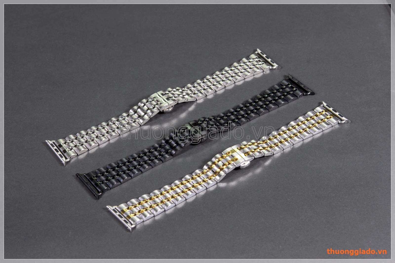 Dây đồng hồ Apple Watch 38mm (thép không gỉ, kẻ sọc đôi) Dây đồng hồ Apple Watch 38mm (thép không gỉ, kẻ sọc đôi)