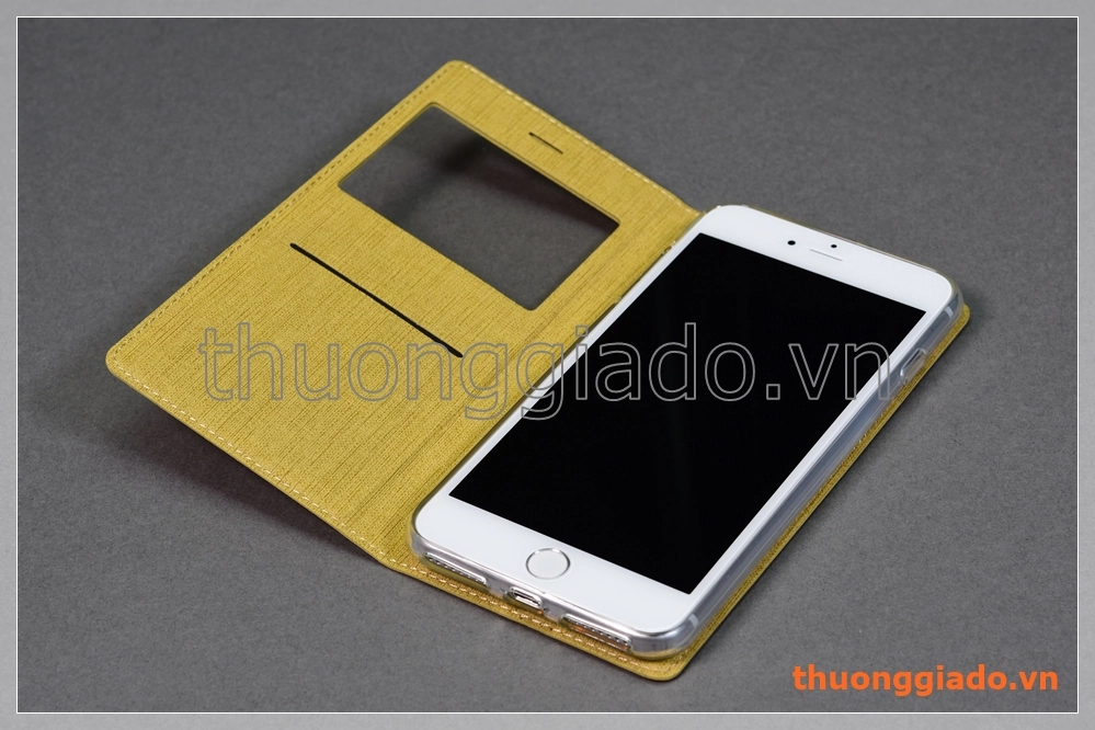 Bao da iPhone 7 Plus, iPhone 8 Plus flip leather case, hiệu Vili