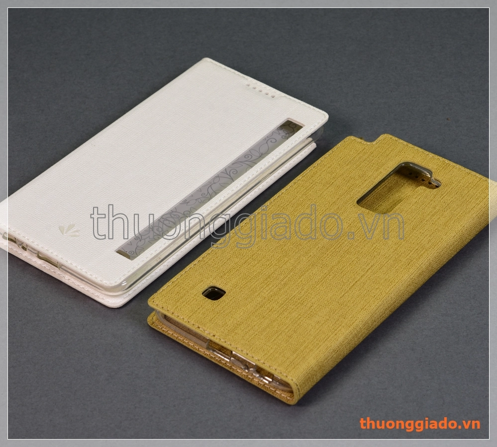 Bao da LG Stylus 2, bao da cầm tay có cửa sổ view, hiệu Vili