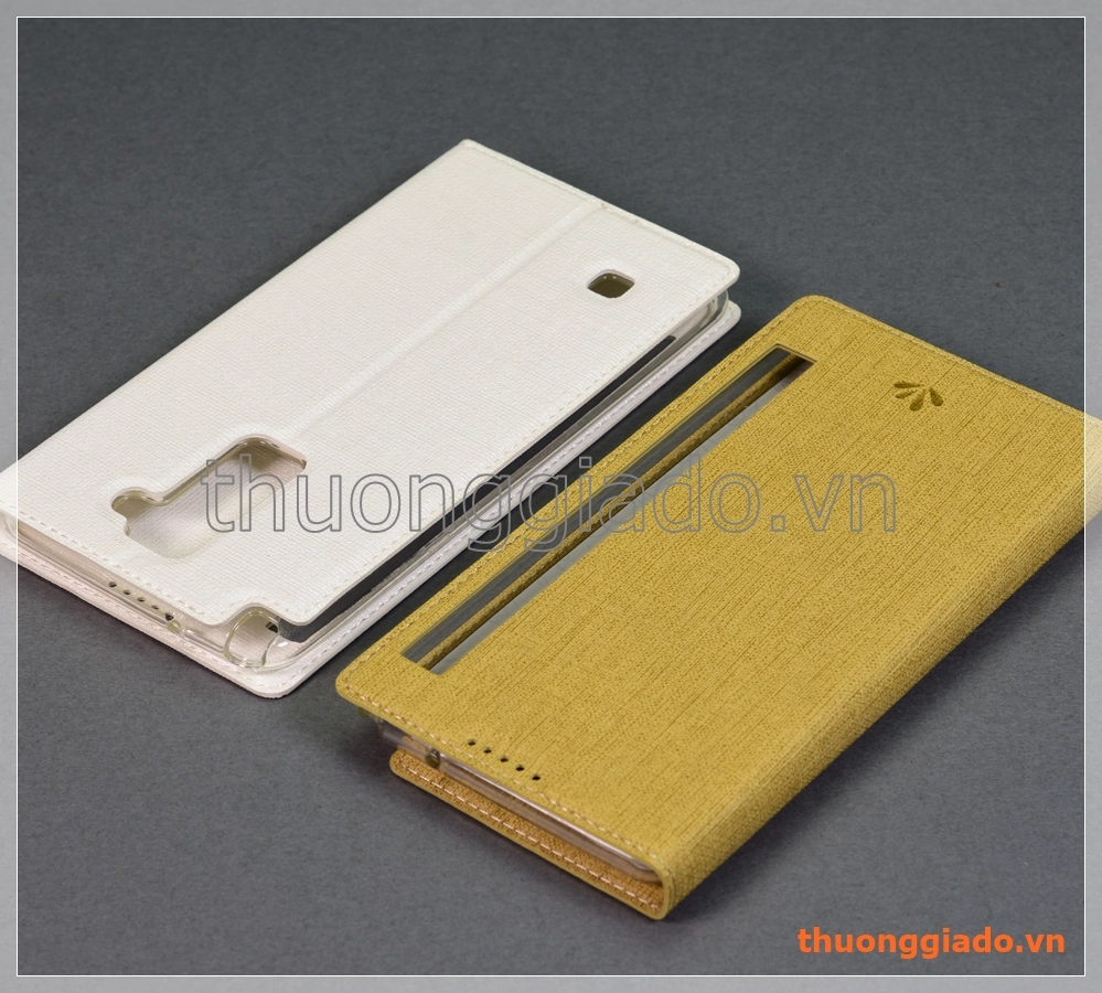 Bao da LG Stylus 2, bao da cầm tay có cửa sổ view, hiệu Vili