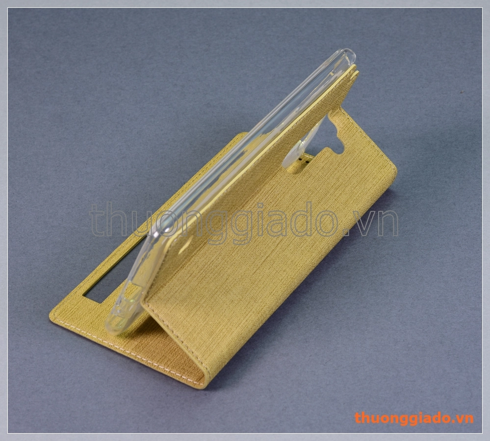 Bao da LG Stylus 2, bao da cầm tay có cửa sổ view, hiệu Vili