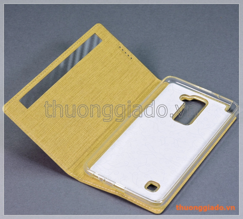 Bao da LG Stylus 2, bao da cầm tay có cửa sổ view, hiệu Vili