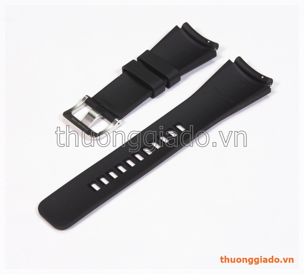 Dây đồng hồ Samsung Galaxy Watch 46mm, Gear S3 Classic màu đen, hàng chính hãng