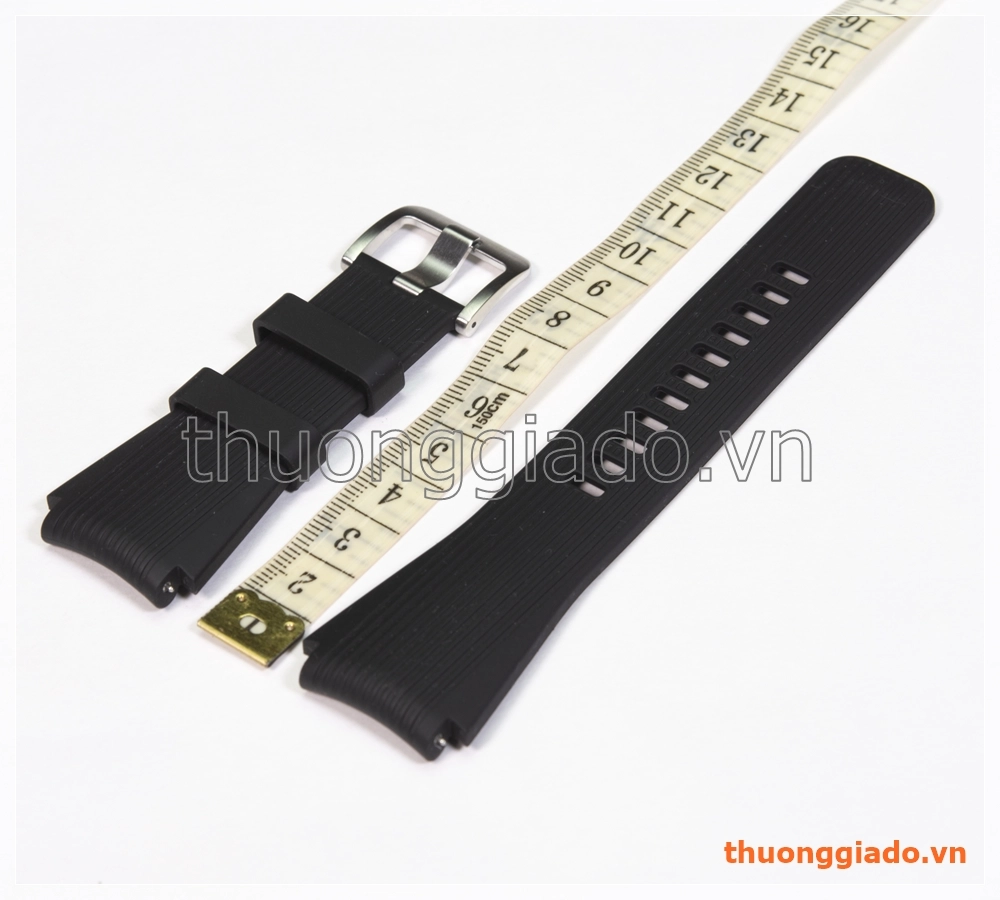 Dây đồng hồ Samsung Galaxy Watch 46mm, Gear S3 Classic màu đen, hàng chính hãng