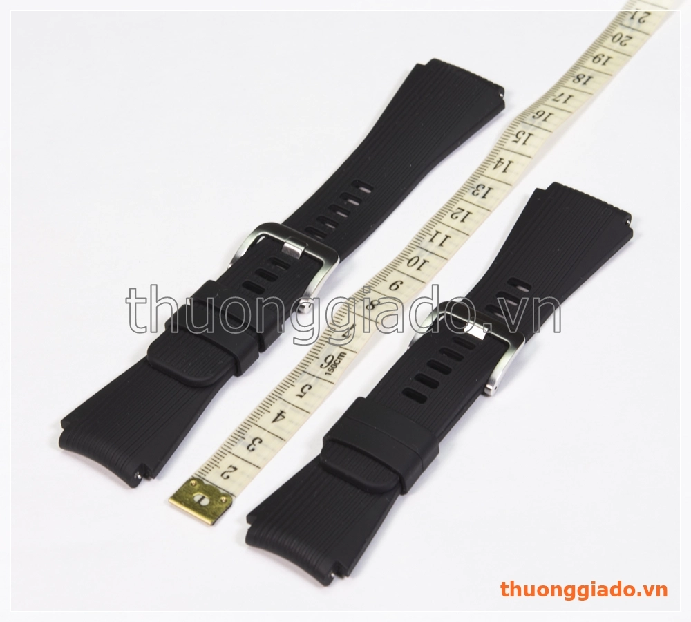 Dây đồng hồ Samsung Galaxy Watch 46mm, Gear S3 Classic màu đen, hàng chính hãng