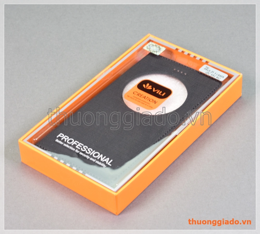 Bao da Asus Zenfone 3 Laser (5.5") ZC551KL, bao da cầm tay nắp gập mở, hiệu Vili