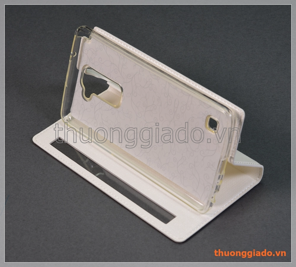 Bao da LG Stylus 2 Plus, bao da cầm tay có cửa sổ view, hiệu Vili