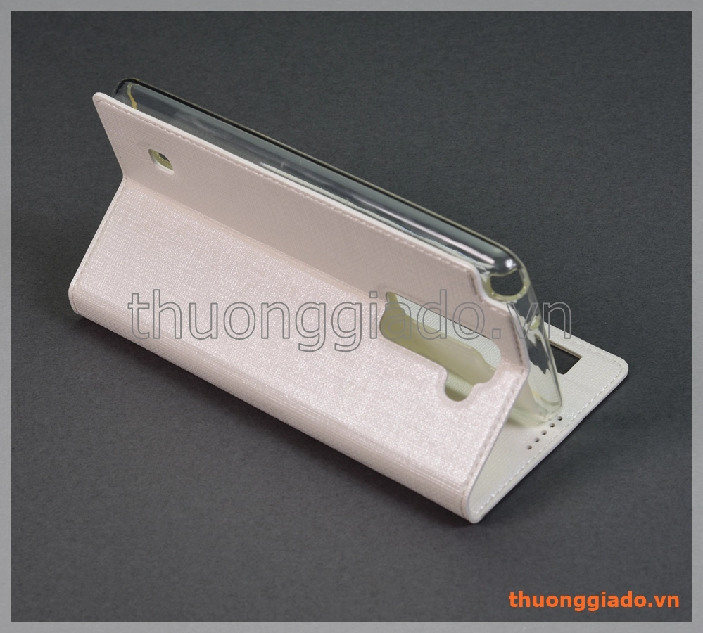 Bao da LG Stylus 2 Plus, bao da cầm tay có cửa sổ view, hiệu Vili