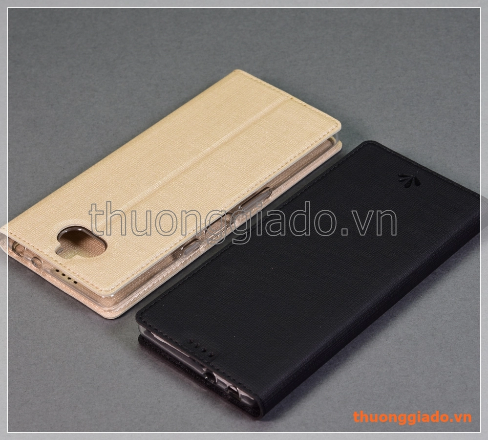 Bao da Sony Xperia XA3 (5.9"), bao da cầm tay nắp gập mở kiểu flip, hiệu Vili