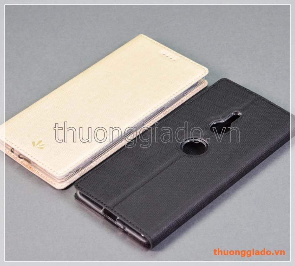 Bao da Sony Xperia XZ3 (6.0"), bao da cầm tay nắp gập mở kiểu flip, hiệu Vili
