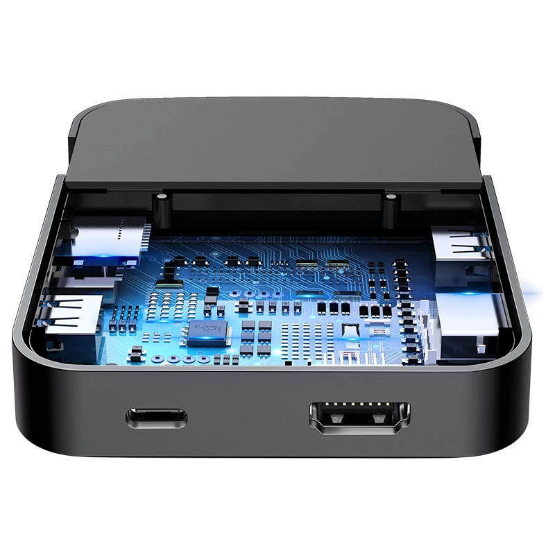 Baseus Mate Docking Type C, Hub Docking Station ( Dock type C, 1 ra 7)