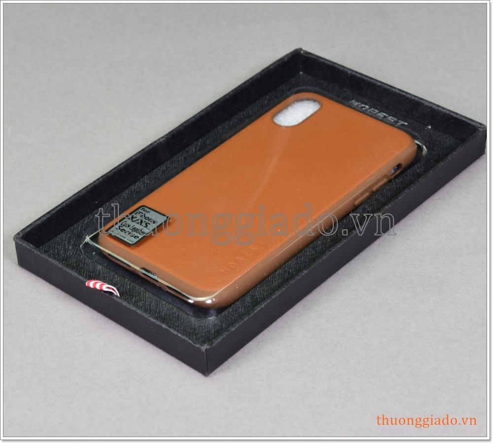 Ốp lưng da chống sốc iPhone X/iPhone Xs (5.8”), chống va đập hiệu Mobest