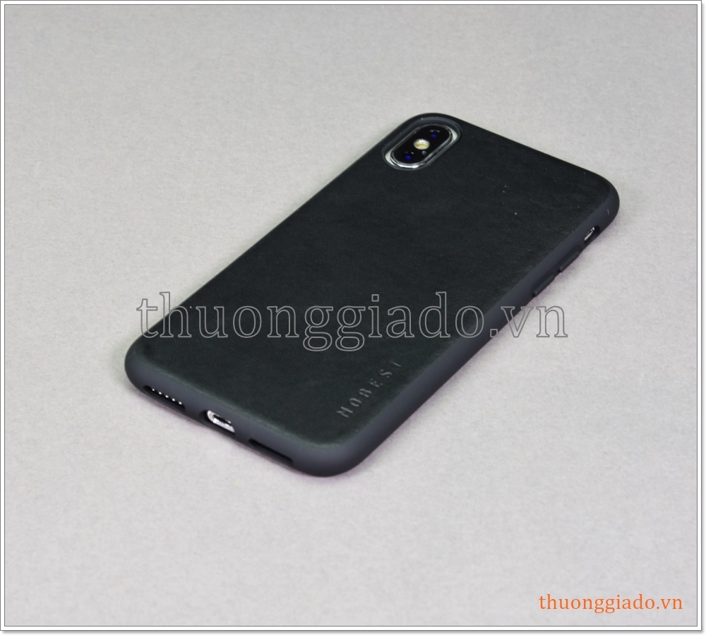 Ốp lưng da chống sốc iPhone X/iPhone Xs (5.8”), chống va đập hiệu Mobest