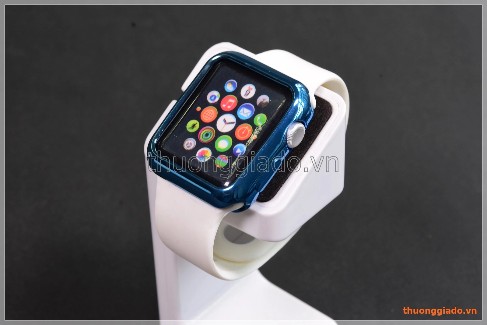 Ốp viền silicone Apple Watch 38mm màu sắc sáng bóng thời trang Ốp viền silicone Apple Watch 38mm màu sắc sáng bóng thời trang
