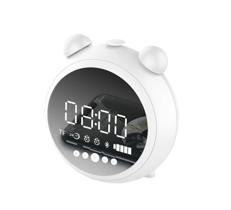 Loa đồng hồ báo thức JKR-8100 (bluetooth V5.0, đồng hồ, báo thức, FM, đèn ngủ)