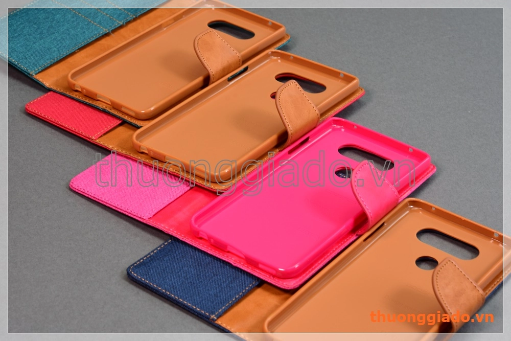 Bao da thời trang LG V20 (Hiệu GOOSPERY, CANVAS DIARY)