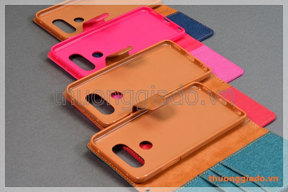 Bao da thời trang LG V20 (Hiệu GOOSPERY, CANVAS DIARY)