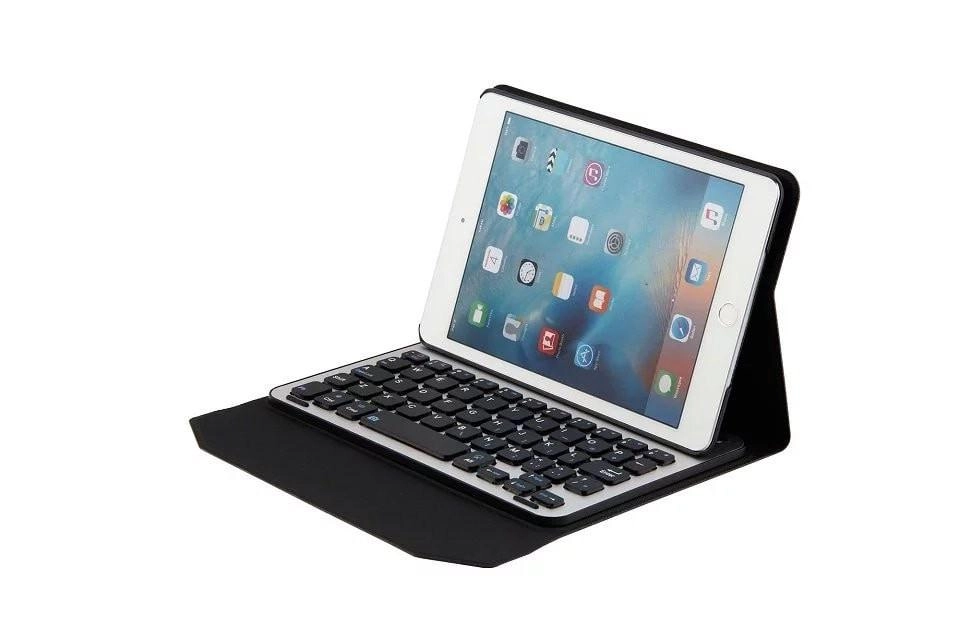 Bàn phím bluetooth iPad mini 1, mini 2, mini 3 Smart Keyboard Case (FT - 1008), kèm bao da