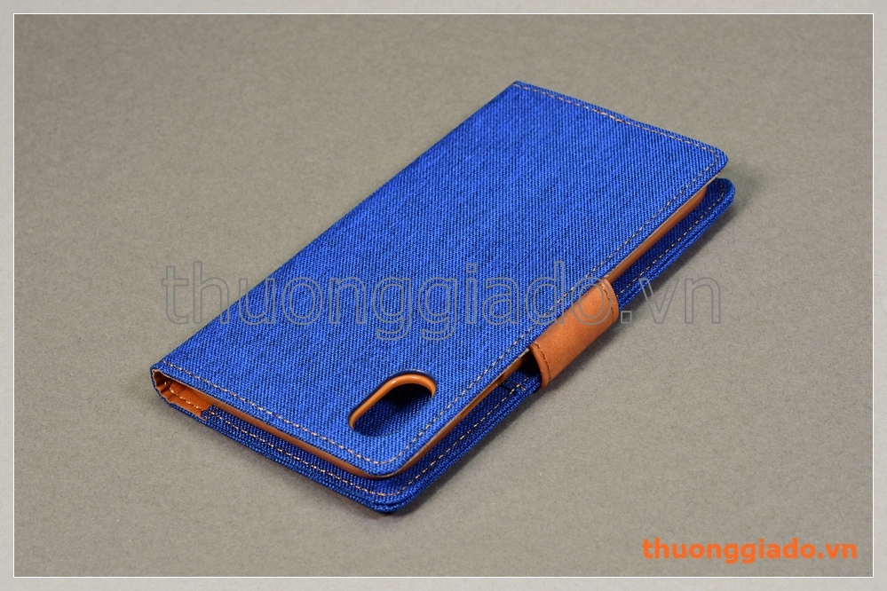 Bao da cầm tay iPhone Xs Max (6.5"), hiệu Goospery, CANVAS DIARY