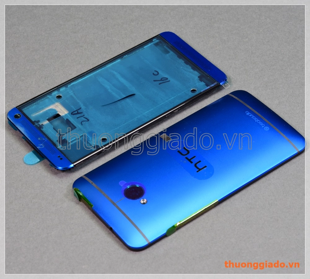 Thay vỏ HTC One (M7) màu xanh chính hãng