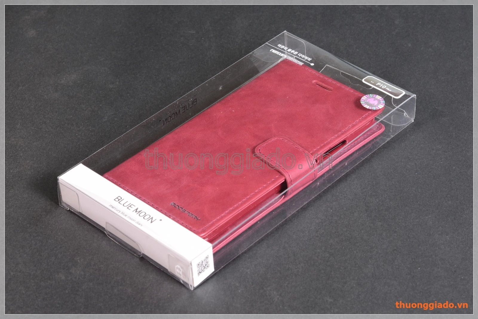 Bao da flip cover Huawei P10 Plus (5.5"), hiệu GOOSPERY/ BLUE MOOM