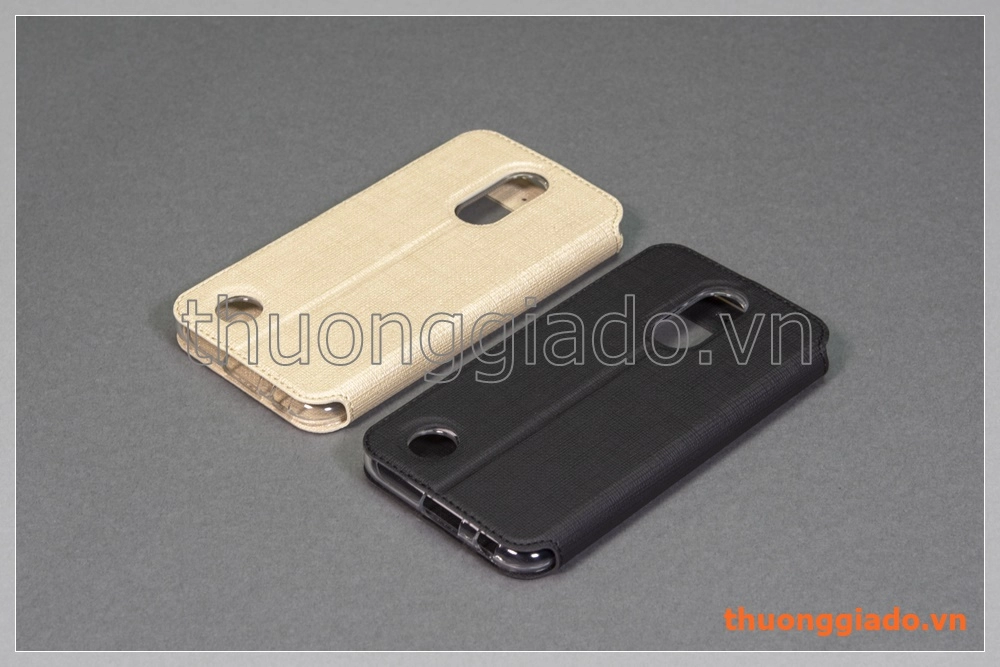 Bao da LG K10 (2017) flip case, hiệu Vili, có cửa sổ view