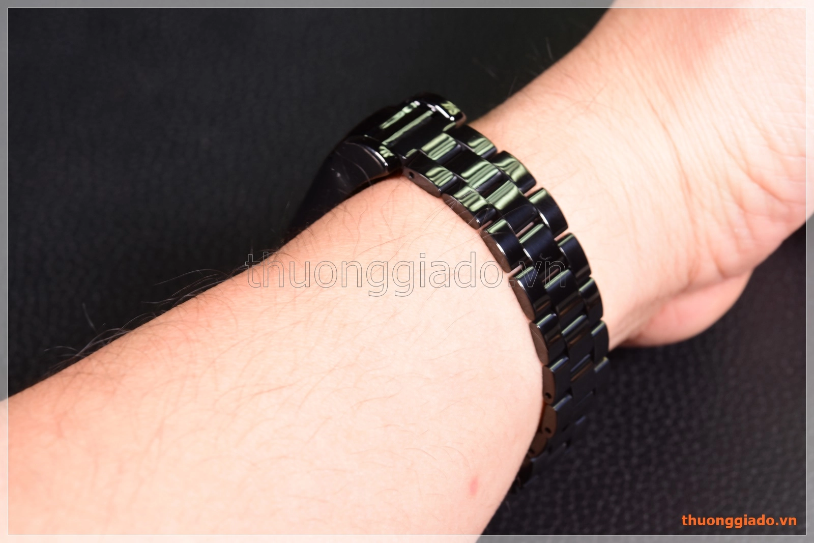 Dây đeo tay Mi Band 2 (thép không gỉ, mẫu 4)