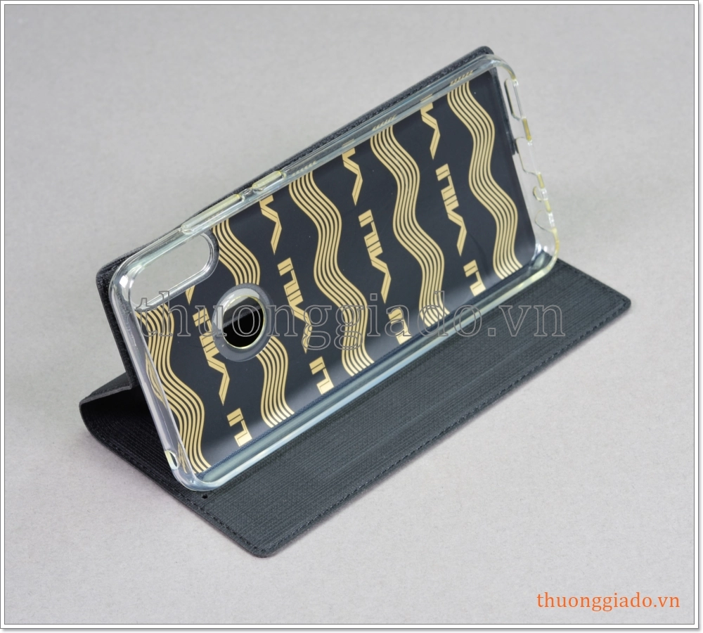 Bao da Asus Zenfone Max Pro (M2) ZB631KL, bao da cầm tay, nắp gập mở, hiệu Vili