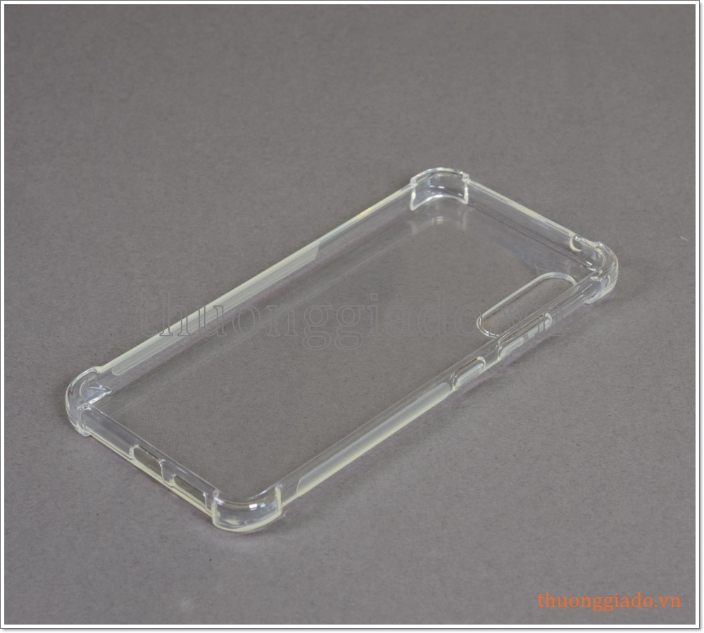 Ốp lưng silicone Samsung A90 5G, Galaxy A90 (5G), ốp dẻo trong suốt chống sốc 4 góc