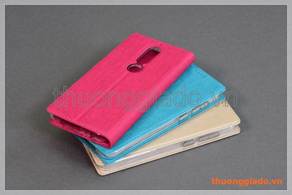 Bao da Nokia X6 (2018) flip leather case, hiệu Vili