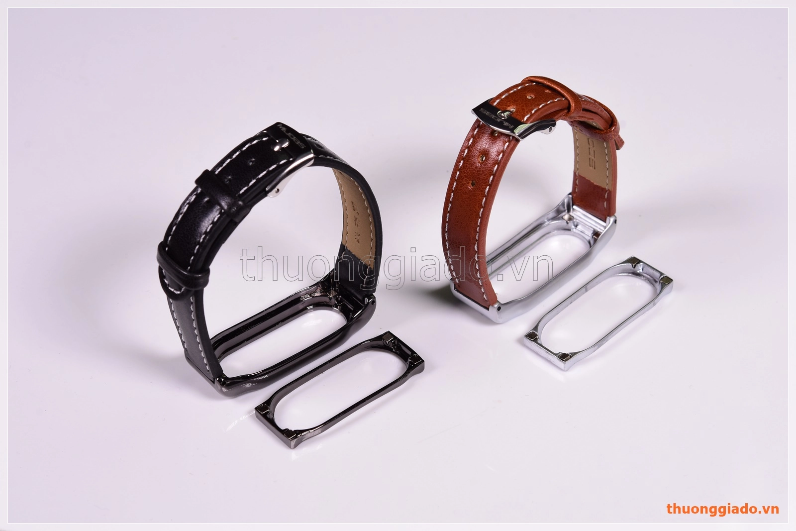 Dây thay thế cho Mi Band 2 (Hiệu MIJOAS, PU wristband)